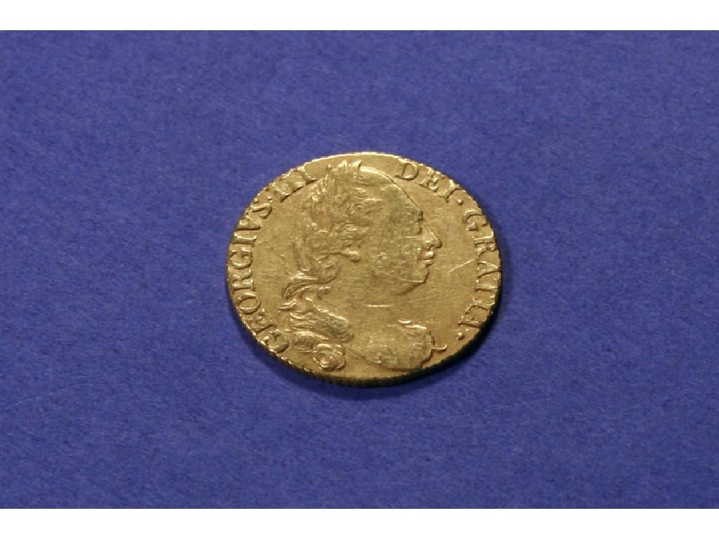 Appraisal: A GEORGE III GOLD GUINEA