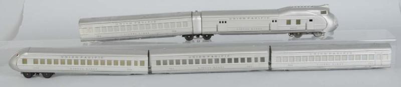 Appraisal: Lionel Union Pacific Streamline Passenger Set Description Pre-war O-gauge Includes