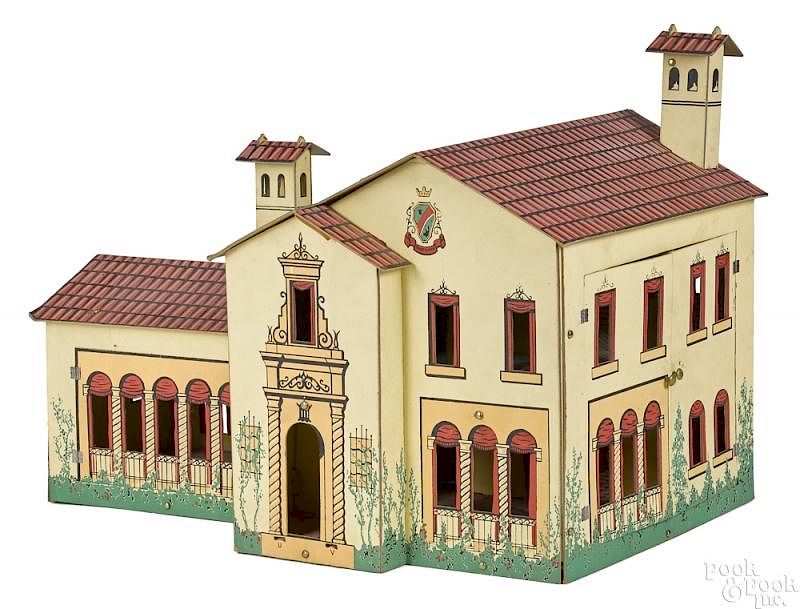 Appraisal: Tootsietoy Spanish Mansion doll house Tootsietoy Spanish Mansion doll house