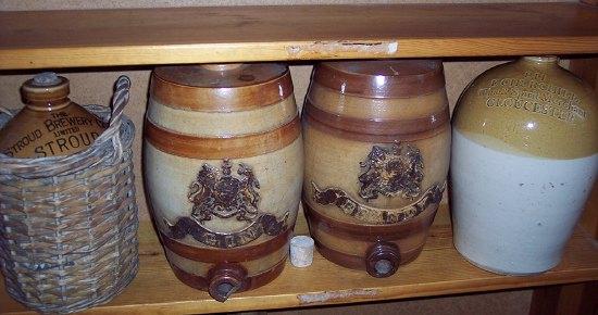 Appraisal: A stoneware jar for the Stroud Brewery Co Ltd two