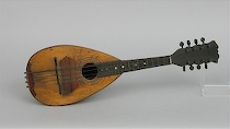 Appraisal: Decorative Mandolin A Decorative hand-made Mandolin the body of light