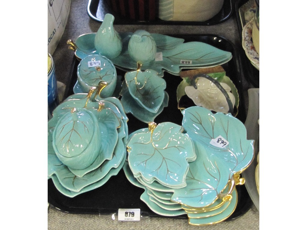 Appraisal: Tray lot of assorted Carlton Ware - dishes preserves etc