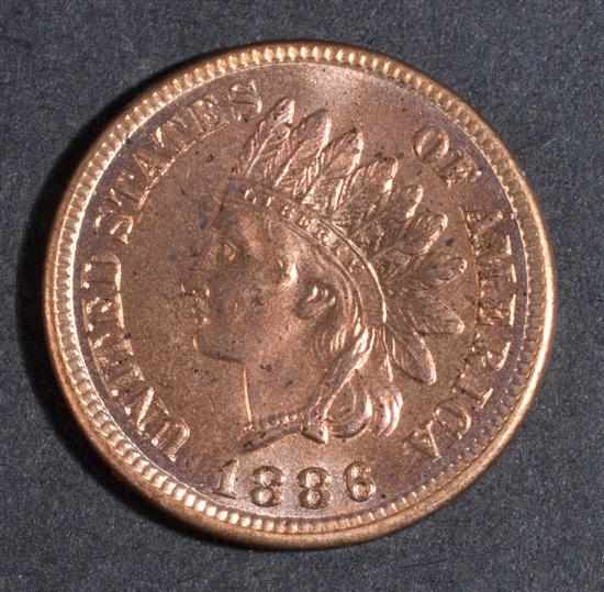 Appraisal: United States Indian head bronze cent MS- Estimate - Register