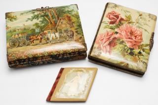 Appraisal: Victorian Celluloid Photo Albums Autograph Book Vernacular photography antique Victorian