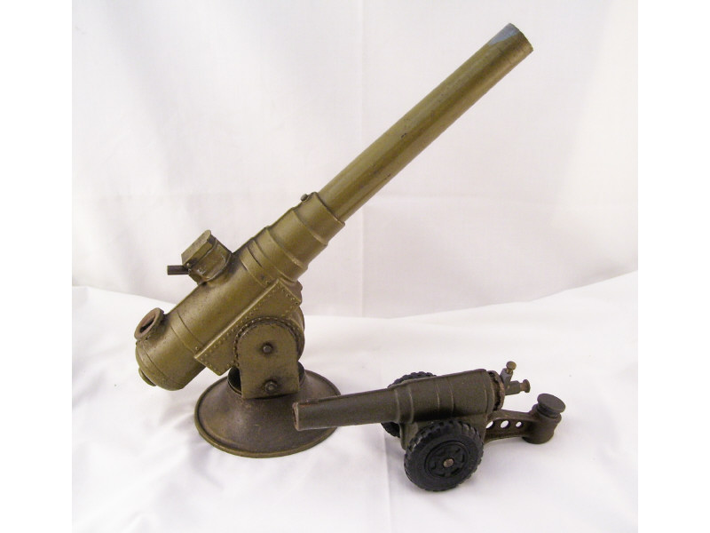 Appraisal: Big Bang Cannon Lot Includes Swivel action aircraft cannon measures