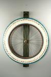 Appraisal: GAME WHEEL - th c bench made wall mounted game