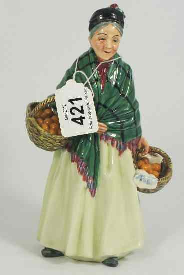 Appraisal: Royal Doulton Figure The Orange Lady HN head restuck