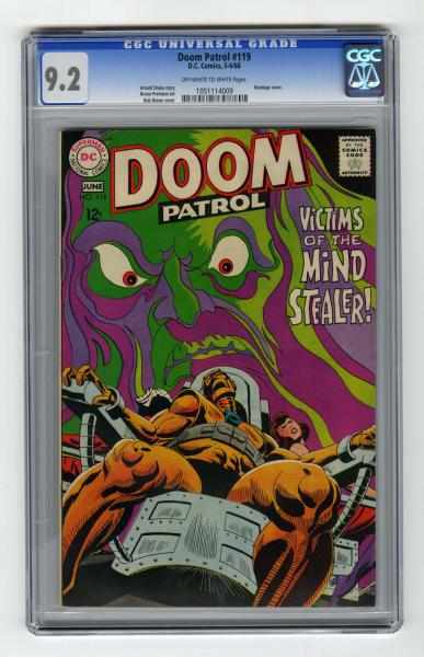 Appraisal: Doom Patrol CGC D C Comics - Click for full