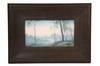 Appraisal: FRAMED ROOKWOOD TILE - 'Evening' by Frederick Rothenbusch a scenic