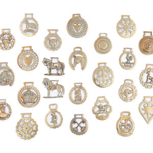 Appraisal: A Collection of Twenty Five Pressed and Cast Brass Buckles