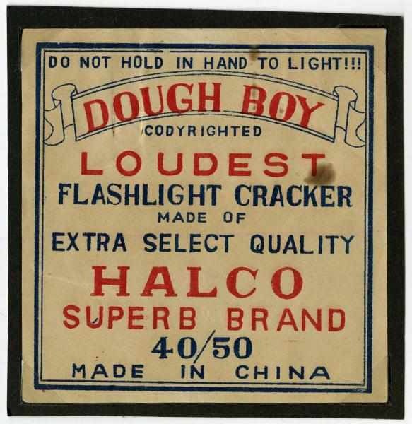 Appraisal: Doughboy -Pack Firecracker Label Class Manufactured by Halco Condition Very