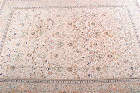 Appraisal: TABRIZ RUG Garden design - ft in x ft in