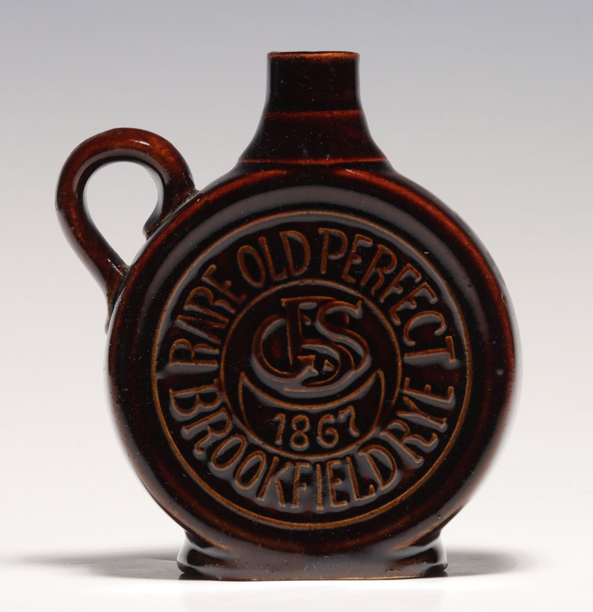 Appraisal: GEORGE BIELER SONS BROOKFIELD RYE DISC MINI JUGThe condition is