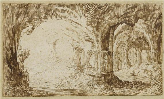 Appraisal: TROYEN ROMBOUT VAN ca Amsterdam Cave with standing and sitting