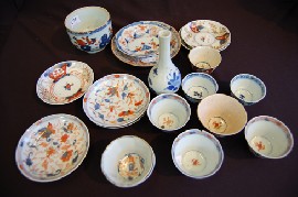 Appraisal: COLLECTION OF TH CENTURY CHINESE EXPORT WARE IMARI PATTERN PORCELAIN