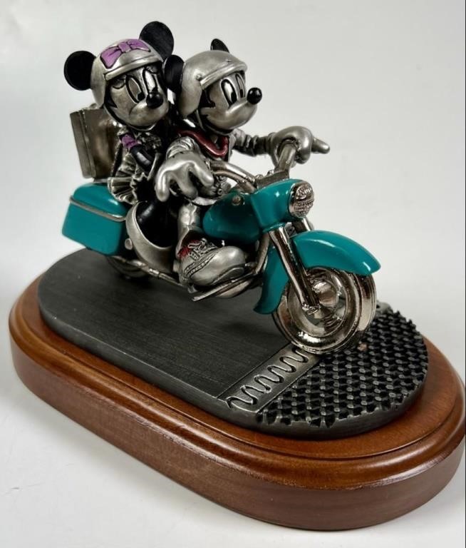 Appraisal: CHILMARK MICKEY AND MINNIE MOUSE FIGURINEWalt Disney Chilmark Mickey and