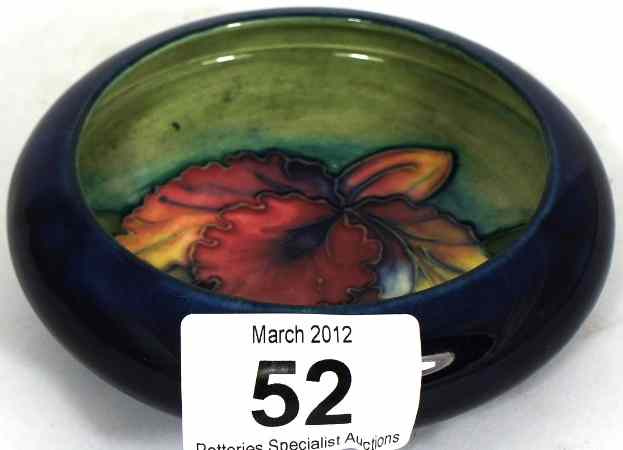 Appraisal: Moorcroft Dish decorated in the Orchid Design