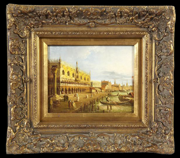 Appraisal: Italian School st Century Venetian Canal Scene with a View