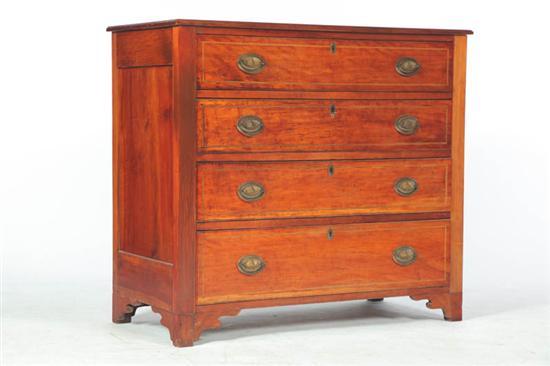 Appraisal: FEDERAL INLAID CHEST OF DRAWERS Probably New England early th