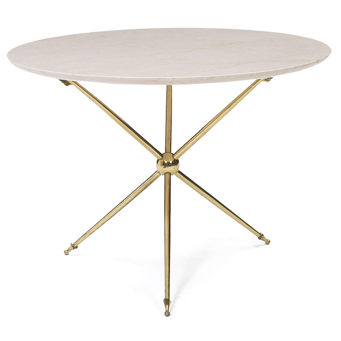 Appraisal: Gio Ponti occasional table by Fontana Arte attribution Italy round