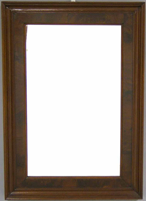 Appraisal: Late Federal mahogany mirror ca l w Provenance The Estate