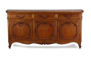 Appraisal: th c French Provincial oak buffet Late th or early