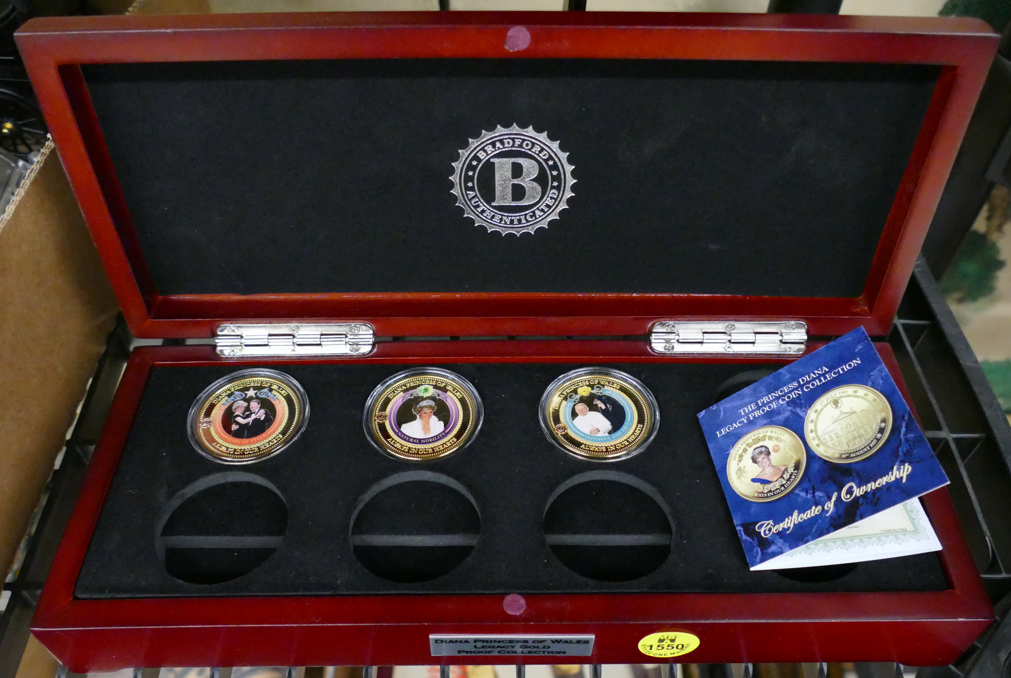 Appraisal: Princess Diana Coins In Case