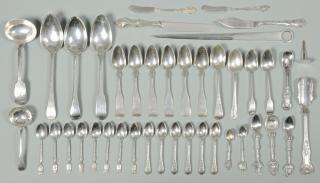 Appraisal: Assorted World Silver inc Irish Assorted grouping of silver flatware