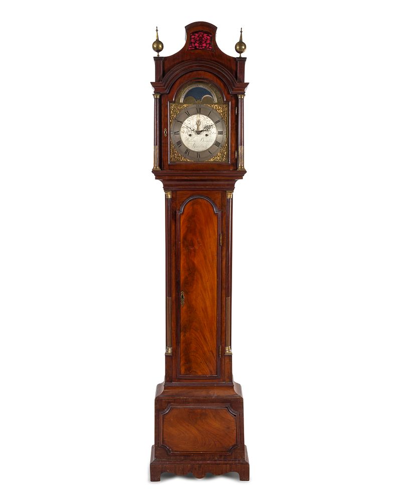 Appraisal: A George III Mahogany Tall Case Clock A George III