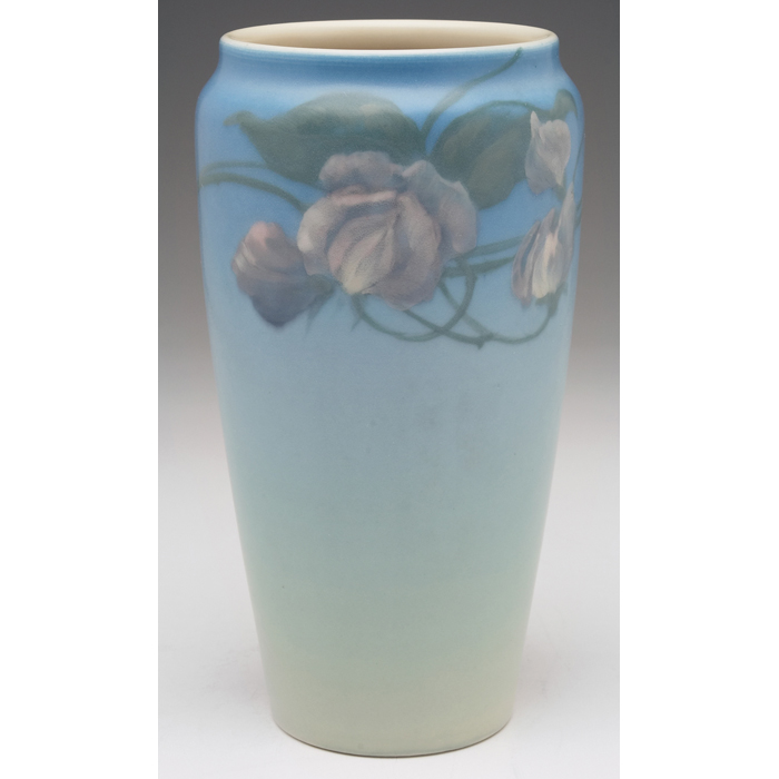 Appraisal: Exquisite Rookwood vase shouldered shape in a Vellum glaze with