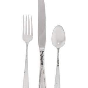 Appraisal: An American Silver Flatware Service Oneida Silversmiths Sherrill NY th