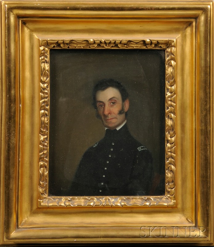 Appraisal: Attributed to Chester Harding Massachusetts - Portrait of Colonel John