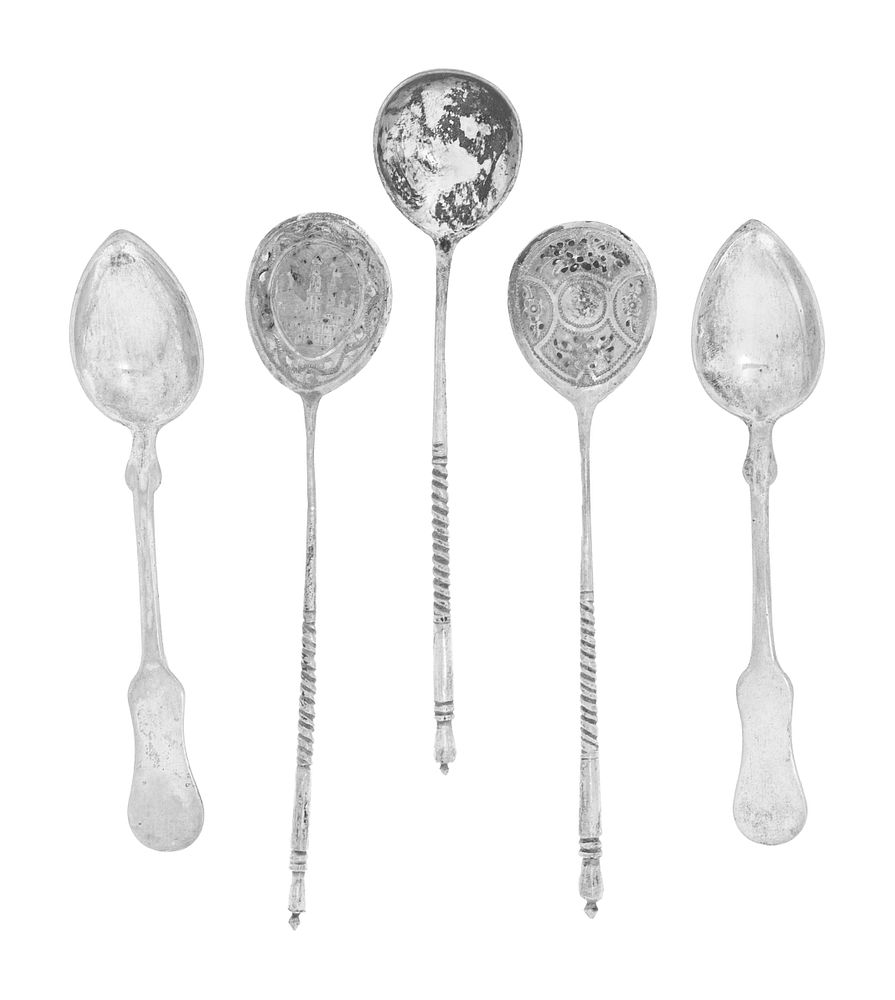 Appraisal: Twelve European Coffee Spoons Twelve European Coffee Spoons th Century