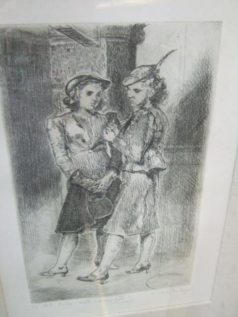 Appraisal: Isabel Bishop - Office Girl etching signed and inscribed in