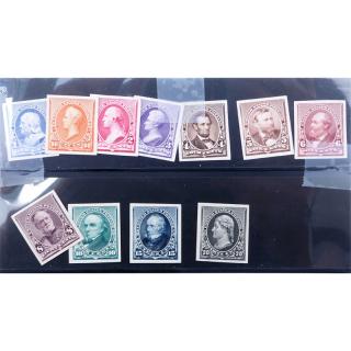 Appraisal: Collection of Eleven Antique U S Postage Stamps in Single