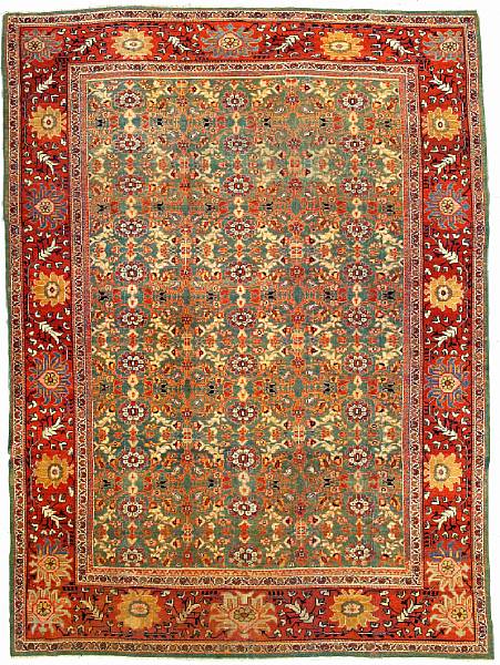 Appraisal: A Sultanabad carpet Central Persia early th century size approximately