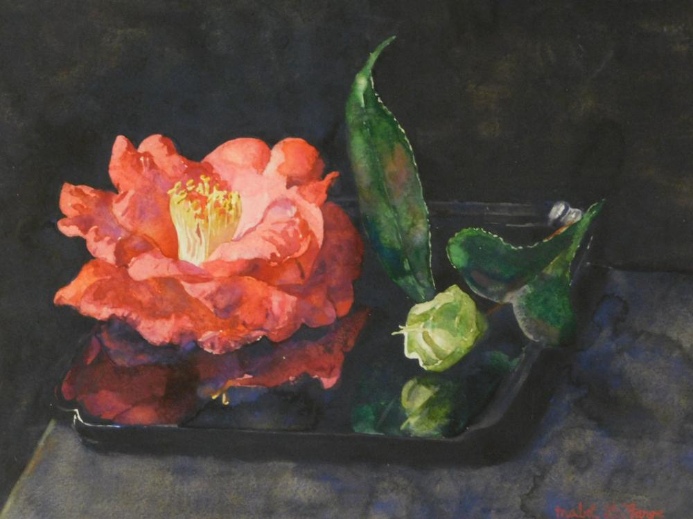 Appraisal: Mabel Hooper La Farge American floral still life watercolor on