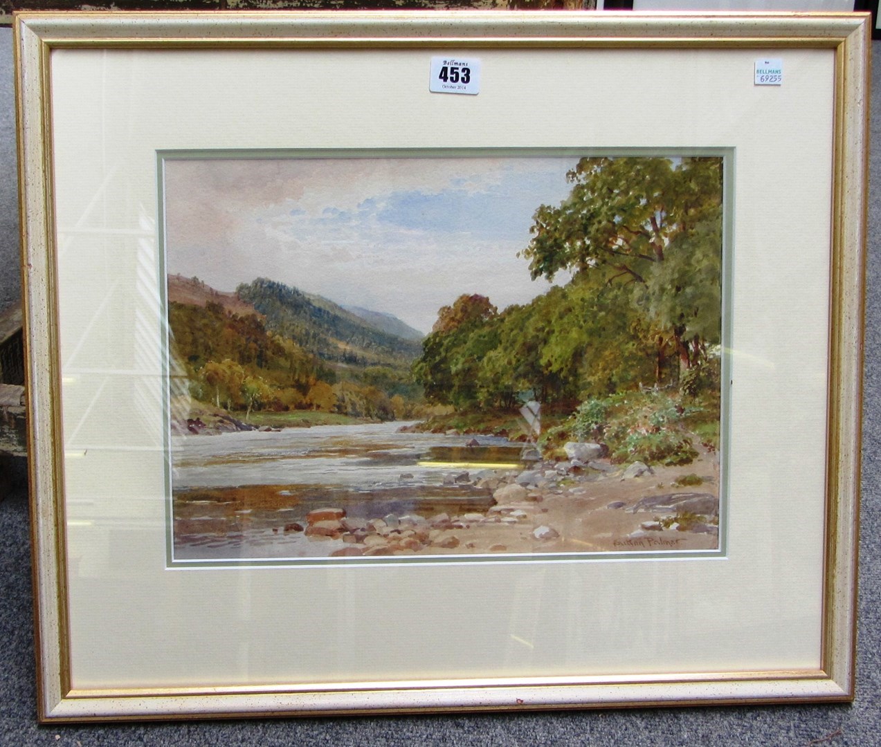 Appraisal: Harry Sutton Palmer - The River Tay near Pitlochry watercolour