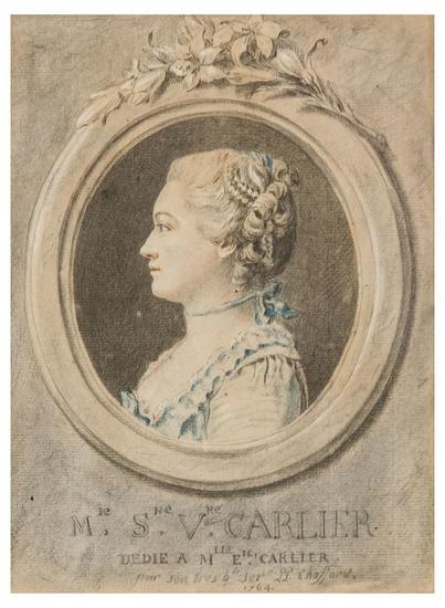 Appraisal: Pierre Phillipe Choffard - Portrait of Marie S V Carlier