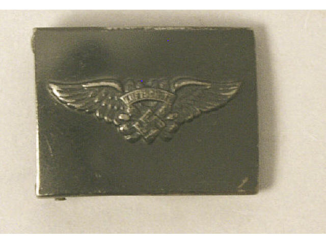 Appraisal: German WWII Luftschutz Air Defense Police Belt Buckle air defense