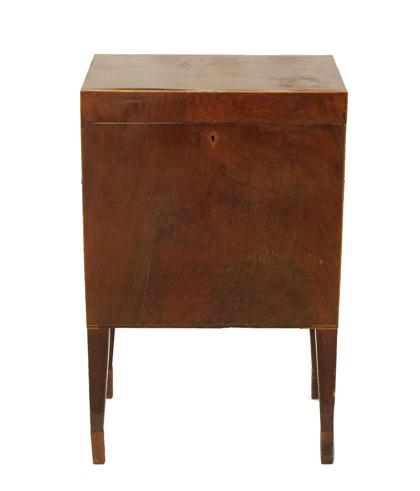 Appraisal: Federal mahogany cellarette early th century