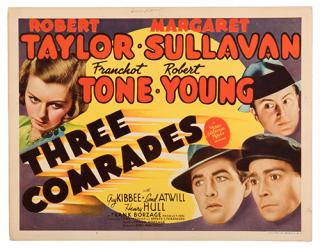 Appraisal: Three Comrades MGM x Set of eight lobby cards for