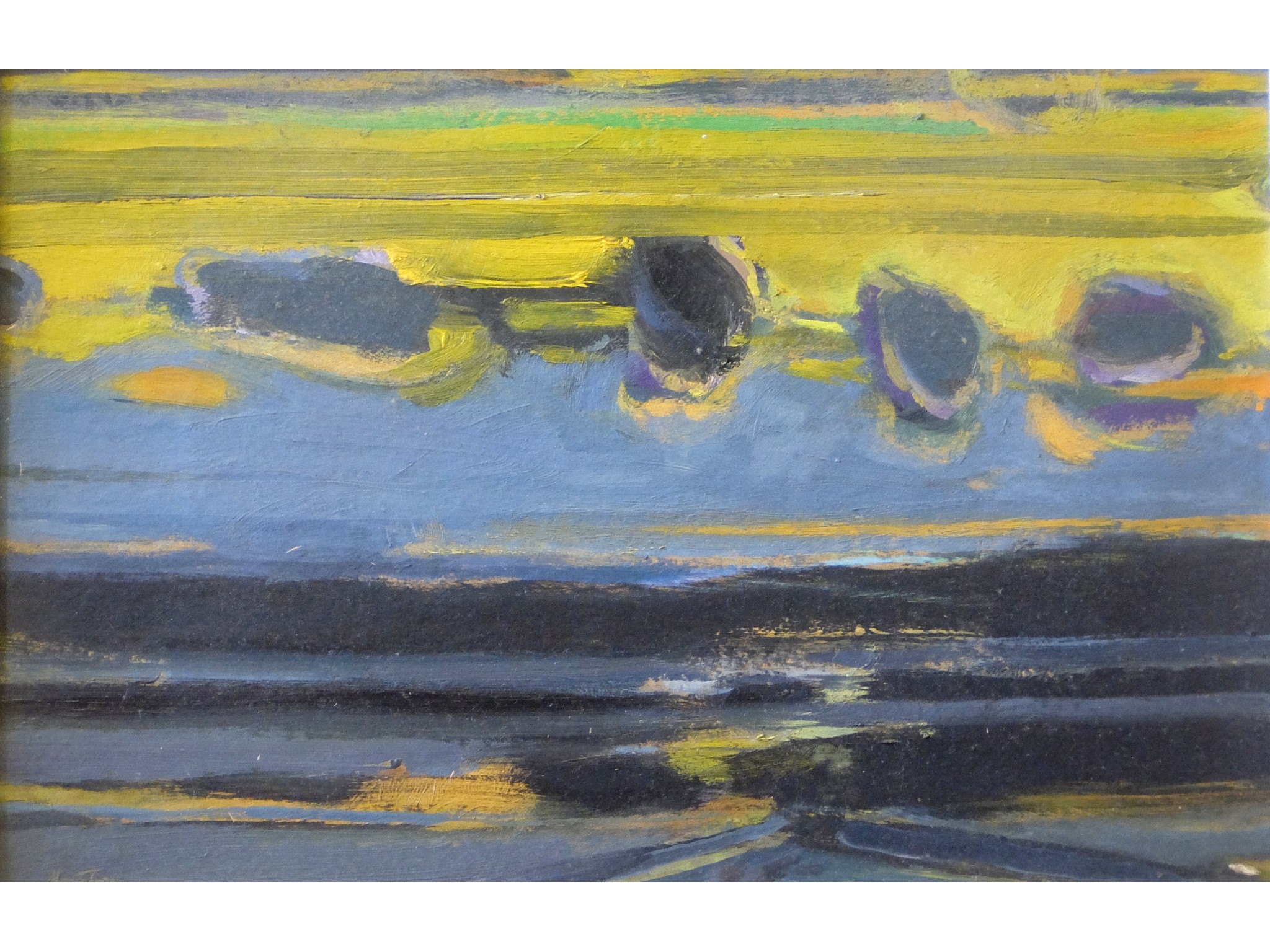 Appraisal: JOHN HOUSTON OBE RSA RSW RGI SSA Scottish - SUNSETOil