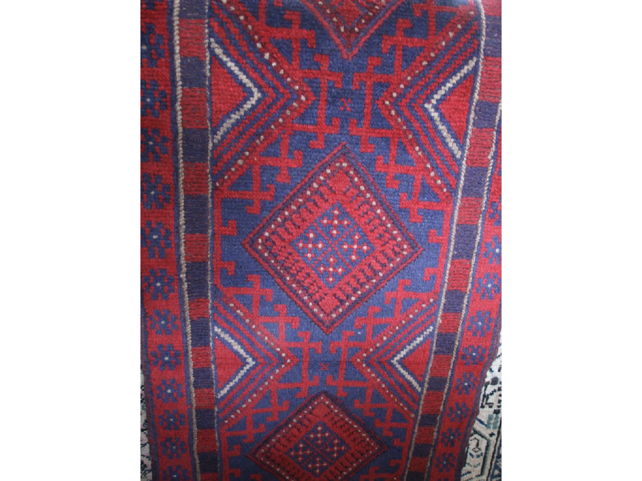 Appraisal: An eastern wool Mershwari runner x cm approx