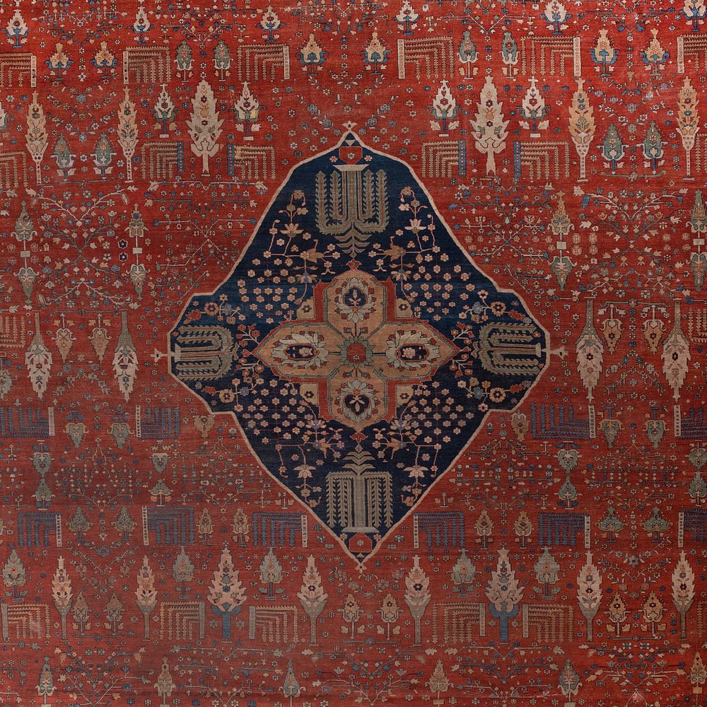 Appraisal: Large and Fine Persian Sarouk Fereghan Carpet ft in x