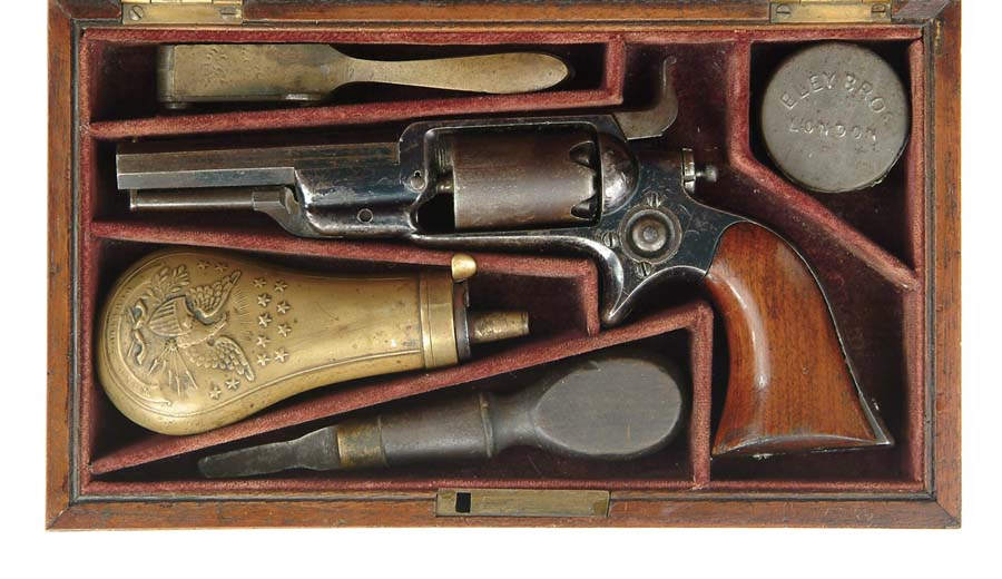 Appraisal: CASED COLT MODEL ROOT REVOLVER Please note This is a