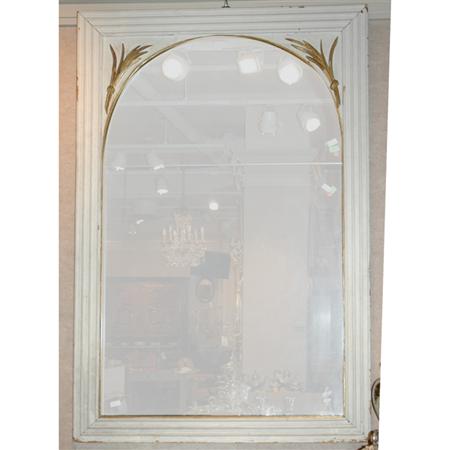 Appraisal: Neoclassical Style White Painted and Parcel Gilt Mirror Estimate -