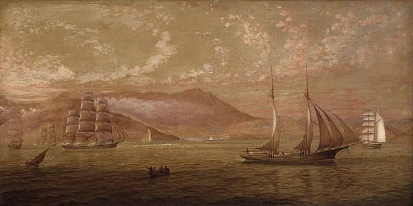 Appraisal: George Henry Burgess American - Boats on San Francisco Bay