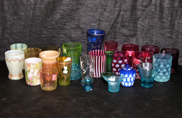 Appraisal: Twenty-Five-Piece Collection of Glassware consisting of an interesting nineteen-piece group