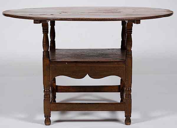 Appraisal: American Hutch Table American mid- th century A hutch table